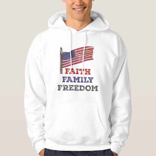 Glaubensfreiheit Hoodie (Vorderseite)