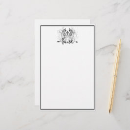 Glaubenskreuz Briefpapier