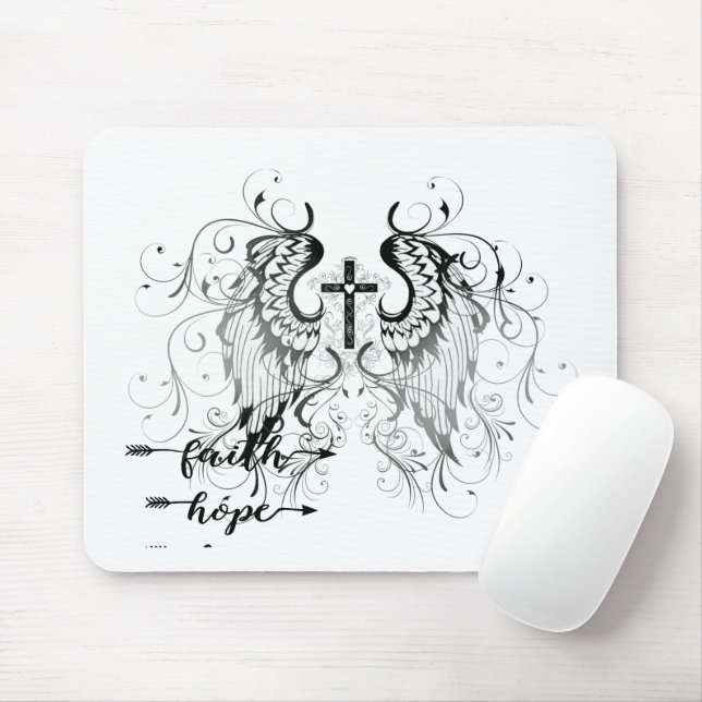Glaubenskreuz Mousepad (Mit Mouse)