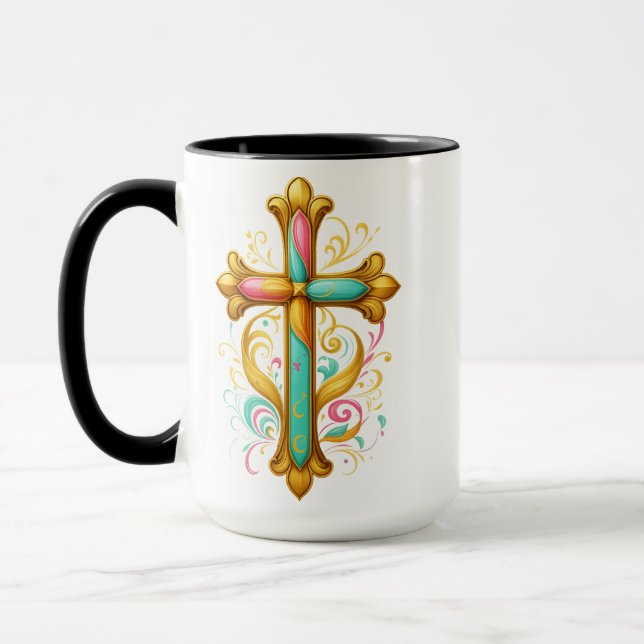 Glaubenskreuz  tasse (Links)