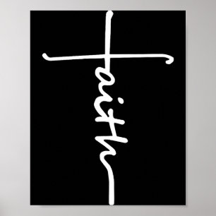 Glaubenskreuz Zitate christlicher Löwe Lukas für M Poster