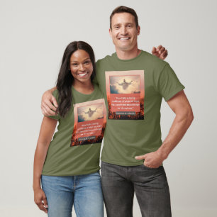Glaubensmeldung - Hebräische 11-1 Kurze Slv-Armee T-Shirt