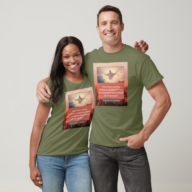Glaubensmeldung - Hebräische 11-1 Kurze Slv-Armee  T-Shirt (Unisex)