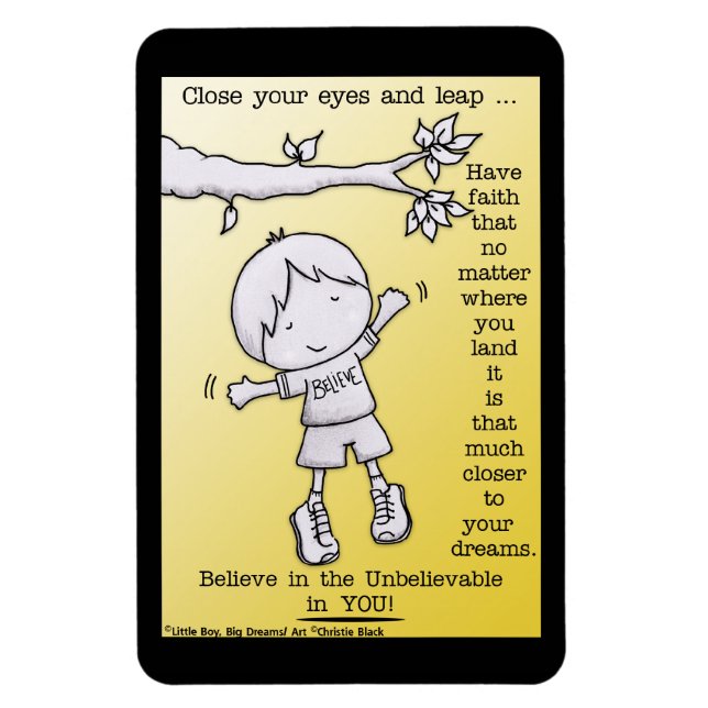 Glaubenssprung Magnet (Vertikal)