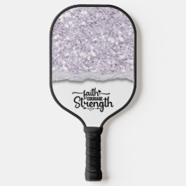 Glaubensstärke Inspirationsquelle Zitat Pickleball Schläger