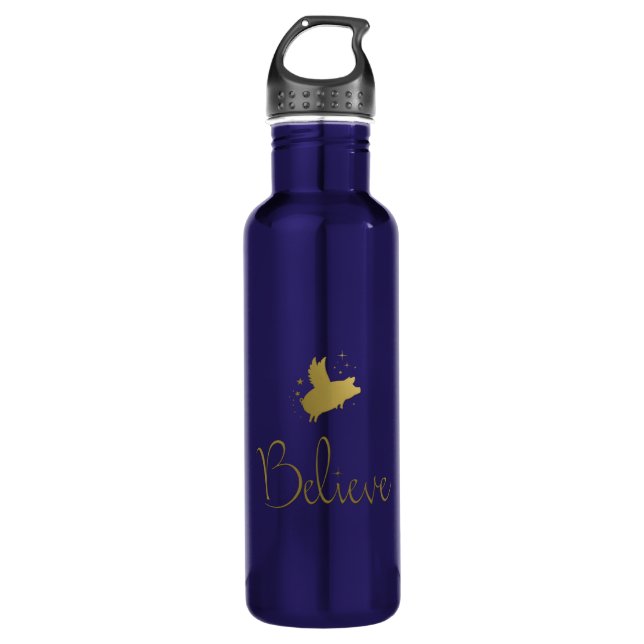 Glaubensstift Edelstahlflasche (Vorderseite)
