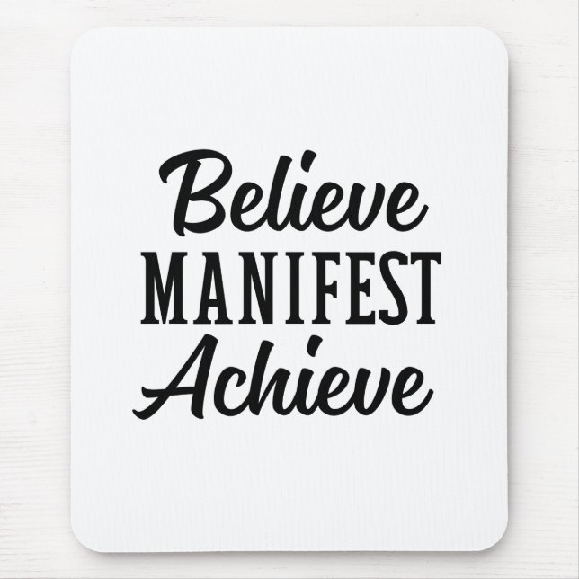 GLAUBMANIFEST ERREICHEN MOUSEPAD (Vorne)