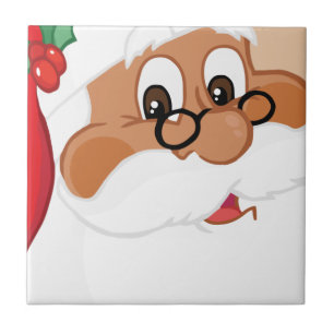 Glaubst du an den schwarzen Weihnachtsmann? Fliese