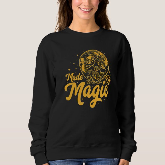 Glaubst du an ein magisches Niedliches Pilz für Mä Sweatshirt (Vorderseite)