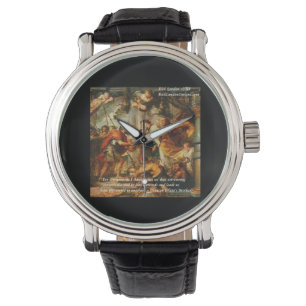 Glaucon (Platons Bruder) & Astronomie Zitat-Uhr Armbanduhr