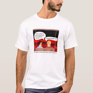 Glaukom-visueller Feld-Cartoon T-Shirt