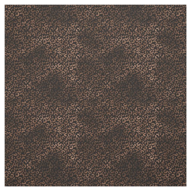 Glawn-Brauner Leopard-Druck Stoff (Muster)