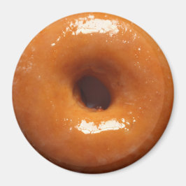 Glazed Donut Magnet Runde