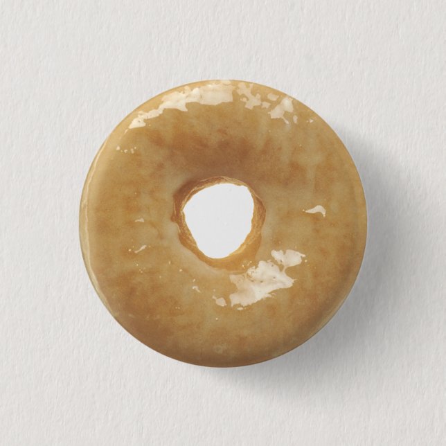 Glazed Donut Novelty Button (Vorderseite)