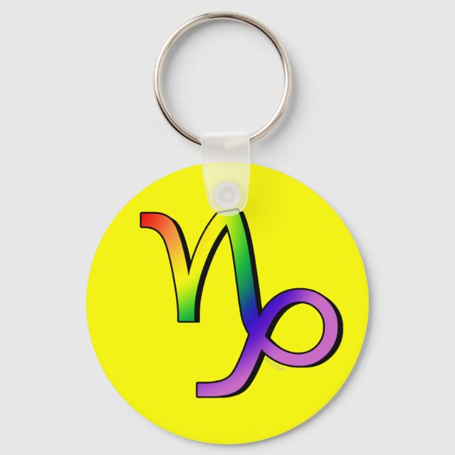 GLBT Capricorn Schlüsselanhänger (Vorderseite)