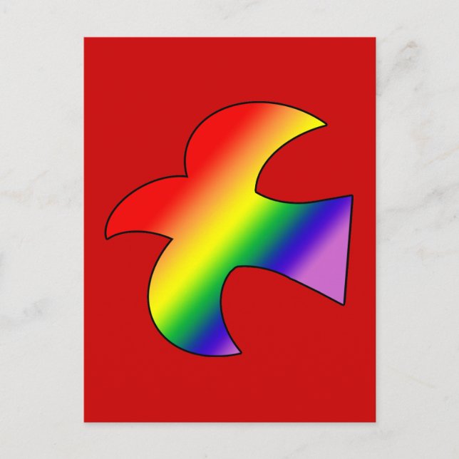 GLBT Dove Postkarte (Vorderseite)