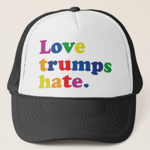 GLBT Liebe-Trumpf-Hass Truckerkappe