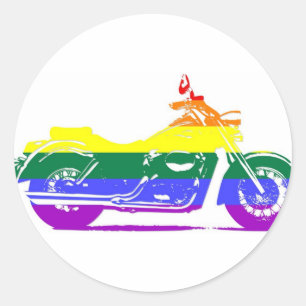 GLBT Motorradpreis Runder Aufkleber
