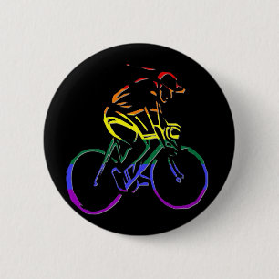 GLBT Stolz-Radfahrer Button