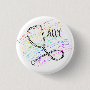 GLBT Verbündet-Medizin-Button Button