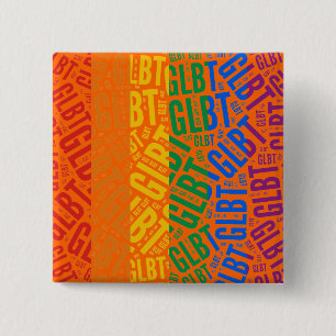 GLBT WORT-MUSTER-FARBE - .PNG BUTTON
