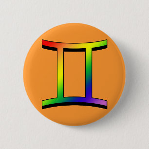 GLBT Zwillinge Button