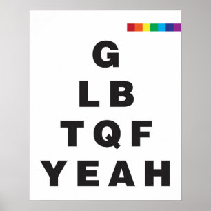 GLBTQF Yeah! Poster
