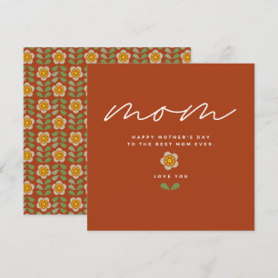 GLEAM GLADE - Mother's Day Floral Invitation Card Einladung