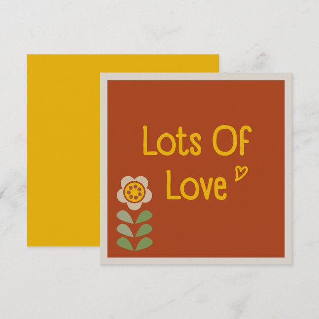 GLEAM GLADE - Mother's Day Floral Invitation Card Einladung (Vorne/Hinten)