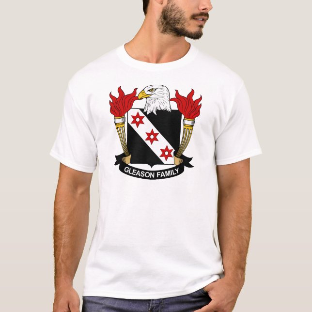 Gleason Familienwappen T-Shirt (Vorderseite)