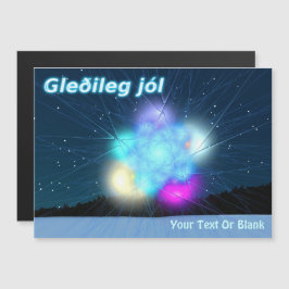 Gleðileg jól - Jack Frost Magnetkarte