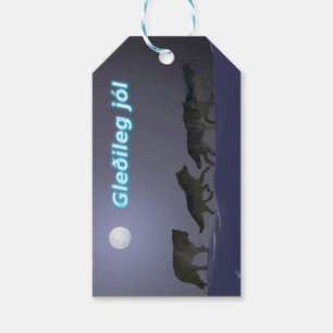 Gleðileg jól - Wolf Pack Geschenkanhänger