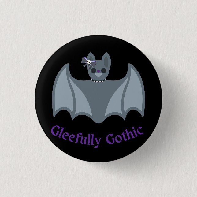 Gleeful Gothic Button (Vorderseite)