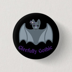 Gleeful Gothic Button