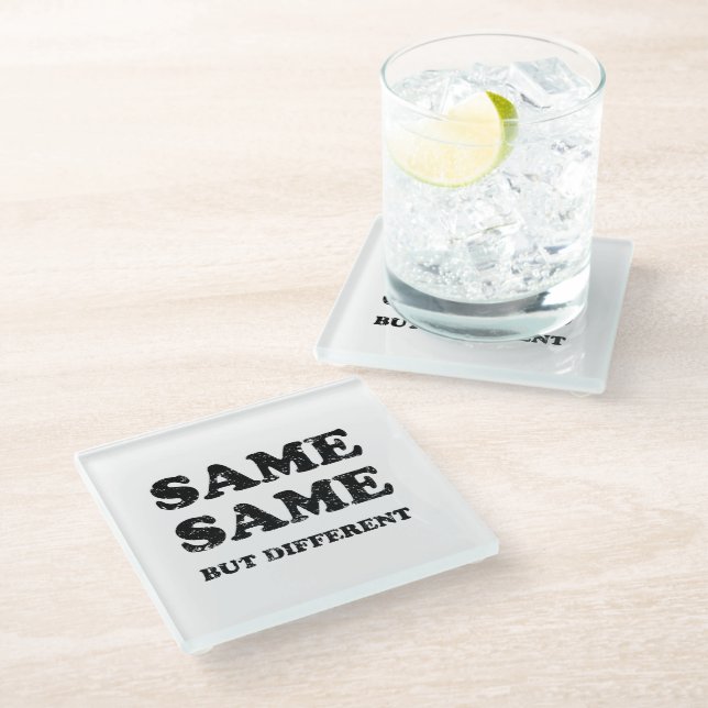 GLEICH, ABER ANDERS GLASUNTERSETZER (Schrägansicht)