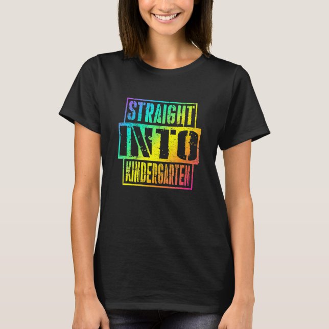 Gleich in den Kindergarten Teamlevel Teacher zurüc T-Shirt (Vorderseite)