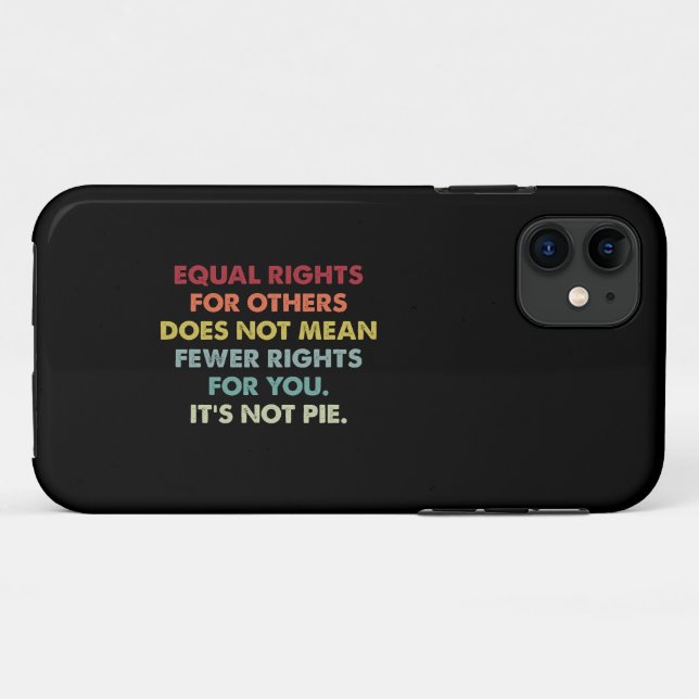 Gleichberechtigung für andere Gemein nicht weniger Case-Mate iPhone Hülle (Rückseite (Horizontal))