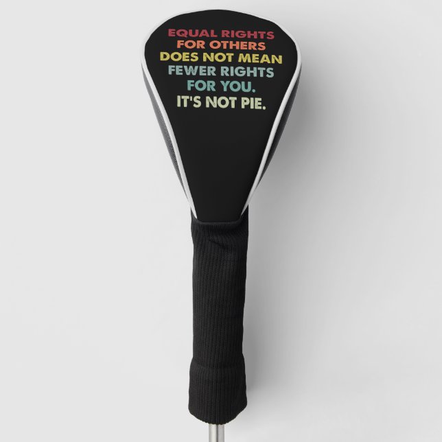 Gleichberechtigung für andere Gemein nicht weniger Golf Headcover (Vorderseite)