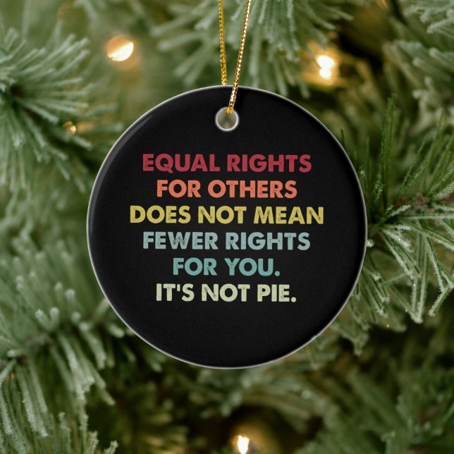 Gleichberechtigung für andere Gemein nicht weniger Keramik Ornament (Baum)