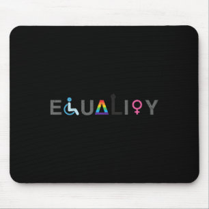 Gleichberechtigung Lgbt Behinderung Lgbtq Bedrängt Mousepad