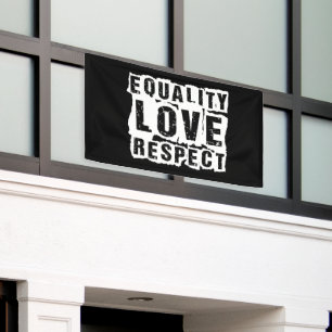 Gleichberechtigung - Liebe und Respekt - Monat Banner