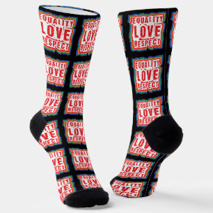 Gleichberechtigung - Liebe und Respekt - Monat Socken