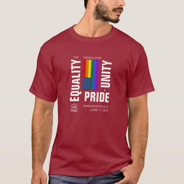 Gleichberechtigung - März für Einigkeit und Pride- T-Shirt (Vorderseite)