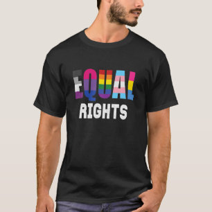 Gleichberechtigungsquote für Quee Flaggen - LGBT-G T-Shirt