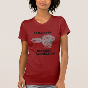 Gleiche Daten Unterschiedliche Interpretation Illu T-Shirt