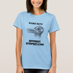 Gleiche Datenunterschiede (Entenkaninchen) T-Shirt