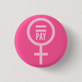 Gleiche Entlohnung für Frauen Button