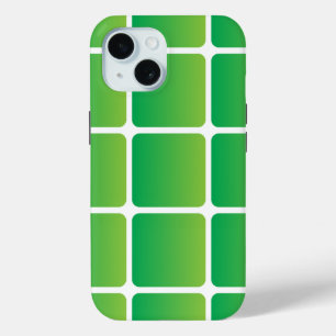Gleiche grüne Quadrate Case-Mate iPhone Hülle