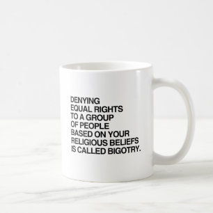GLEICHE RECHTE AUFGRUND IHRER RELIGIÖSEN ÜBERZEUGU KAFFEETASSE
