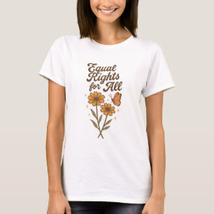Gleiche Rechte Für Alle Fett Gedrucktes Feministis T-Shirt